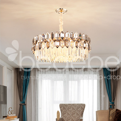 Light Luxury Crystal Chandelier Living Room Modern Dining Atmosphere Villa Apartment Simple Lamp Jh 2009 Light Luxury Crystal Chandelier Living, Luxury Crystal Chandelier Living Room